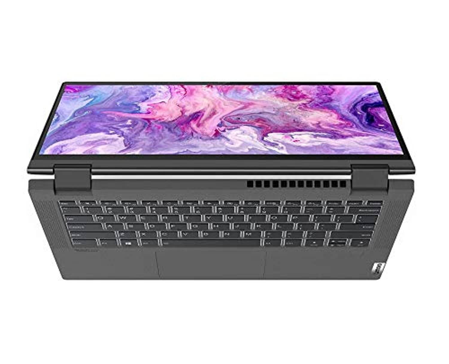 2020 Lenovo IdeaPad Flex 5 14" FHD Full HD 1080p IPS Touchscreen 2-in-1 Business Laptop (Intel Core i5-1035G1, 8GB DDR4 RAM, 512GB SSD) Fingerprint, Backlit, French Keyboard, Type-C, Windows 10 Home