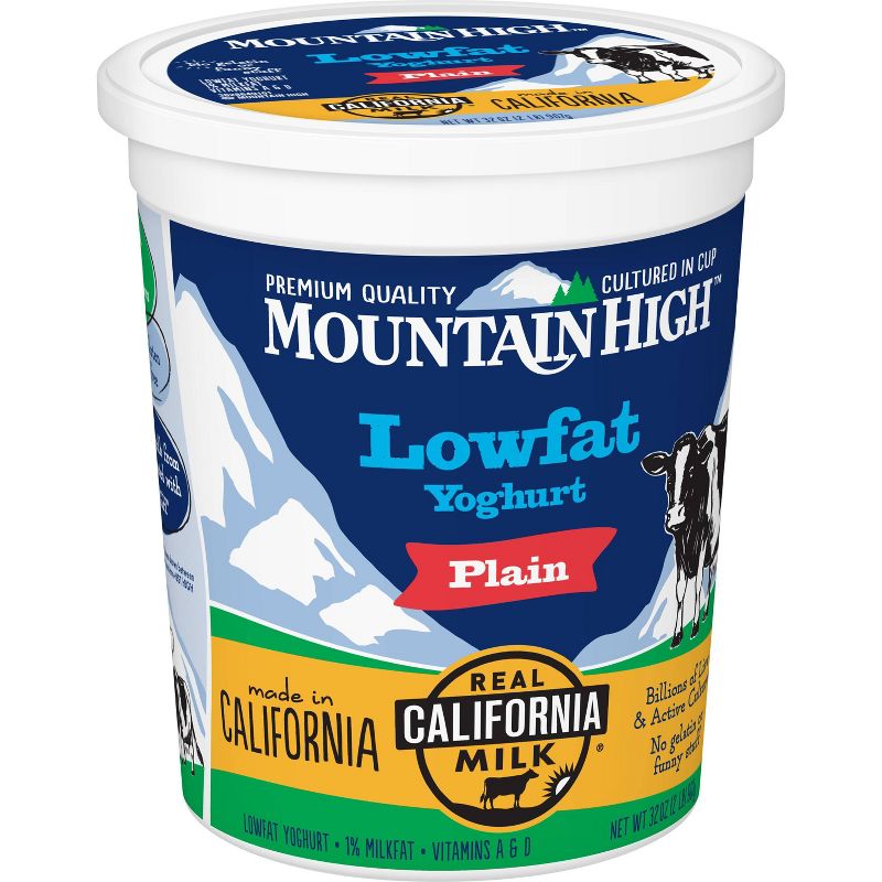 Mountain High Plain Low Fat Yogurt - 32oz