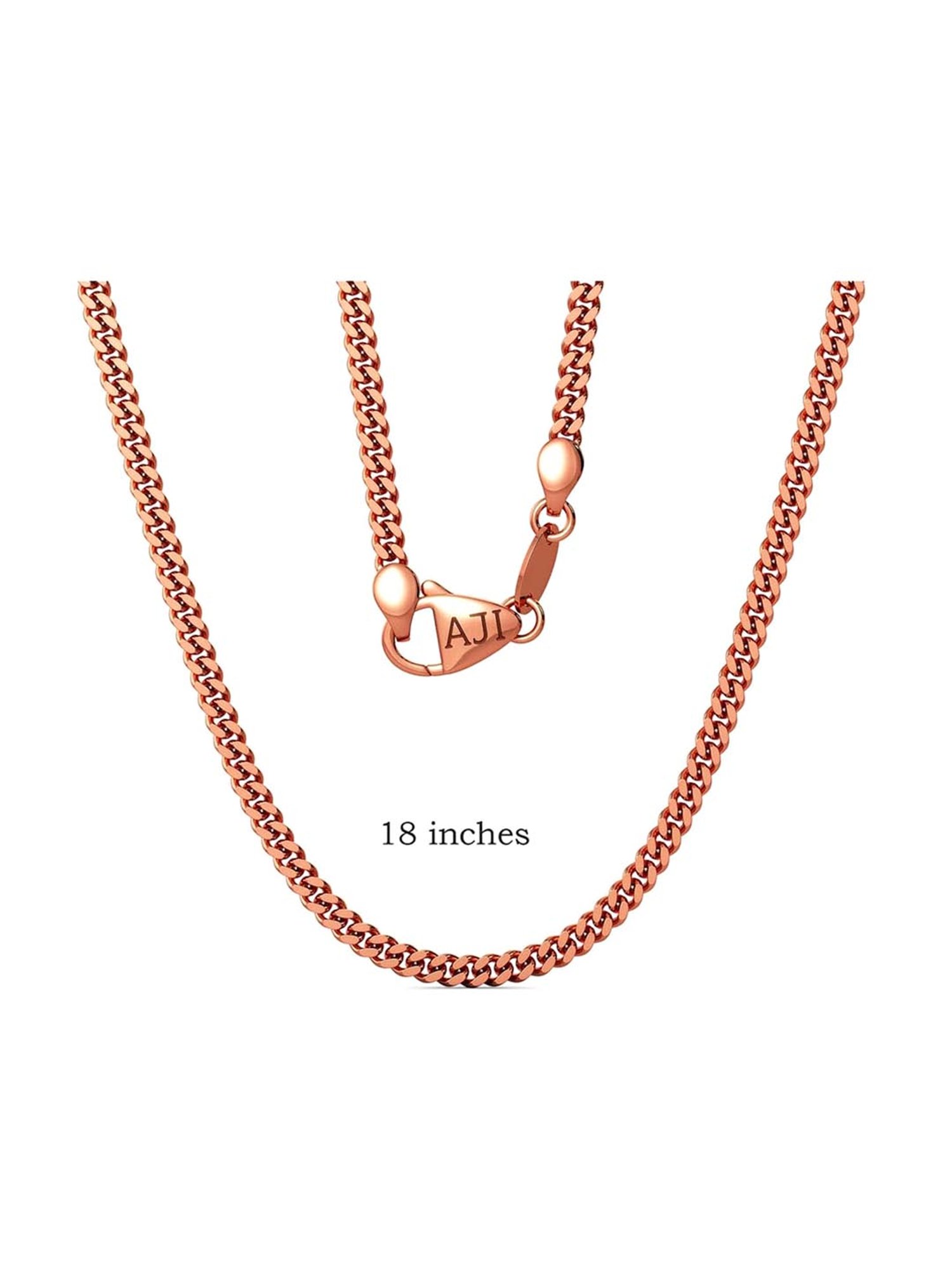 Joyalukkas 18k Rose Gold Chain for Women