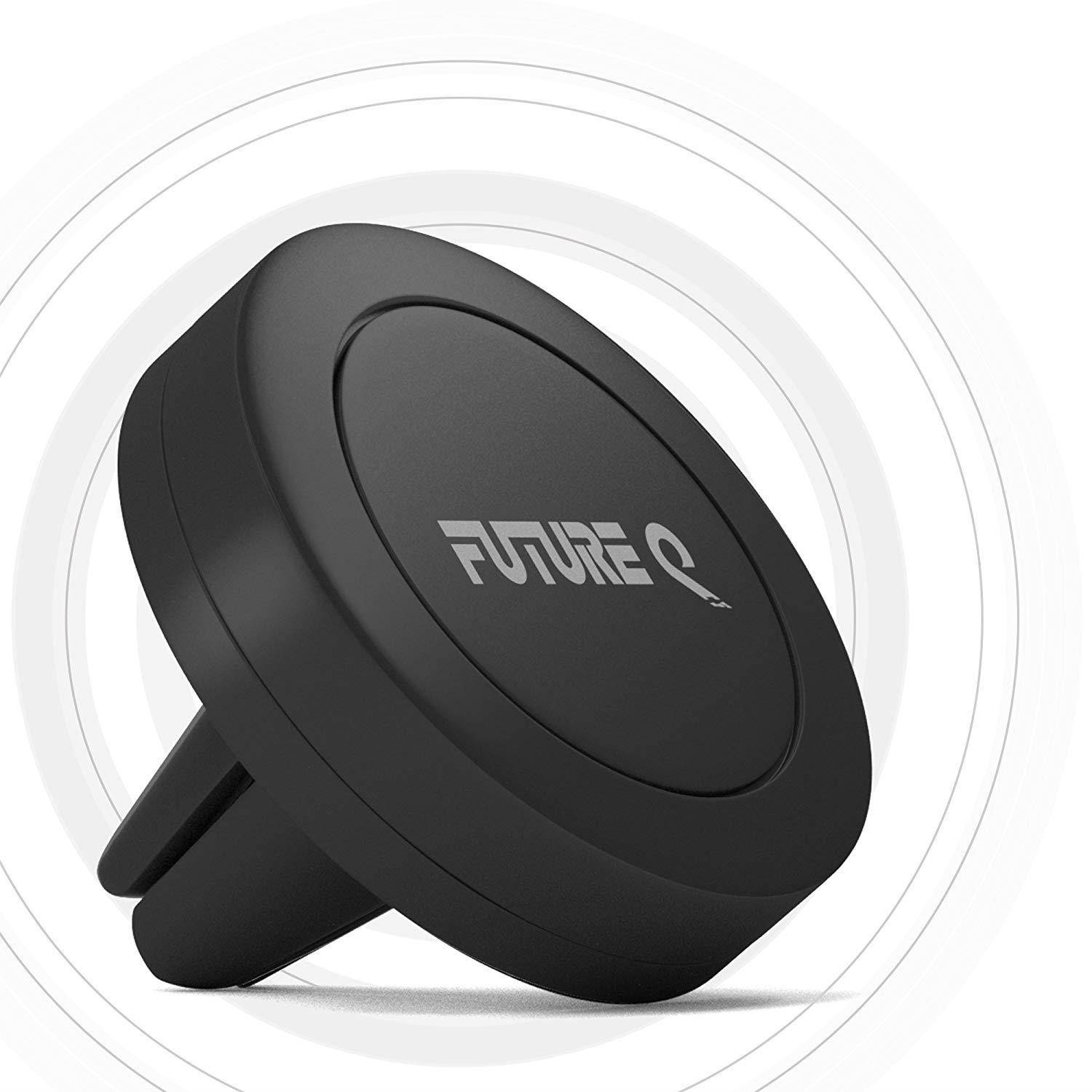 Car Mount Holder, FutureQ Universal Magnetic Air Vent Mount Car Phone Holder for Smart Phone iPhone 7 Plus 6S 6 SE 5S 5C 5, S5 Samsung Galaxy S8 S7 S6 Edge, Note 5 4 2, Black
