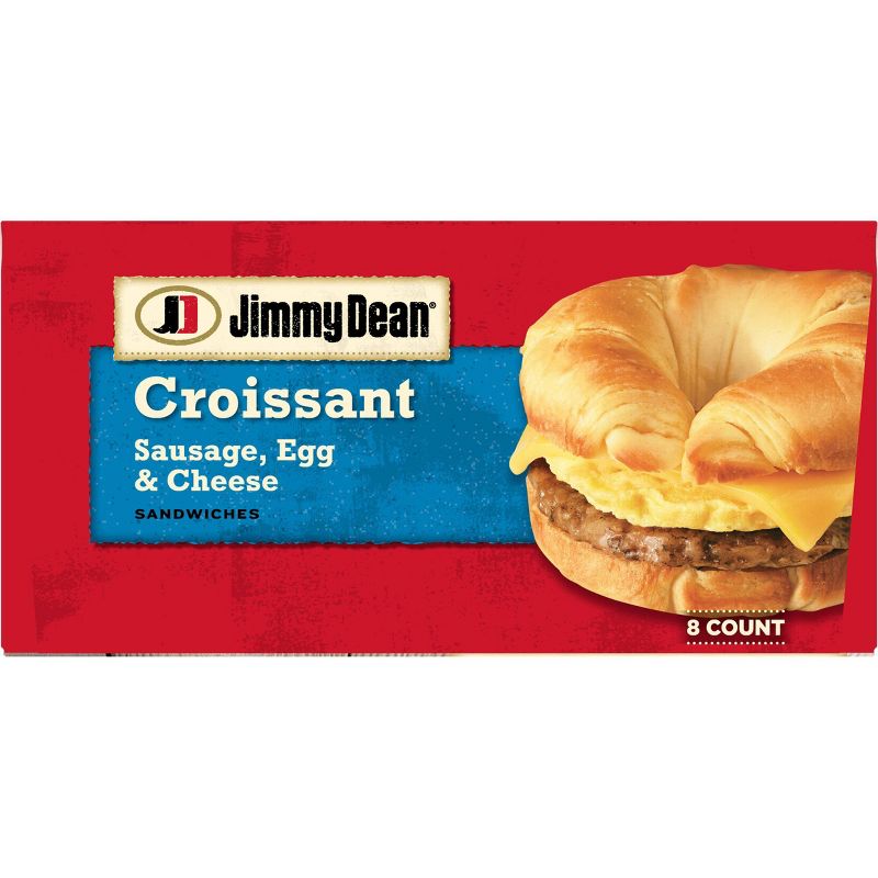 Jimmy Dean Sausage, Egg, & Cheese Frozen Croissant - 36oz/8ct