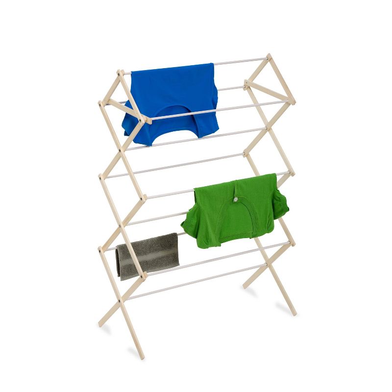 Honey-Can-Do Wood Dryer Rack Natural