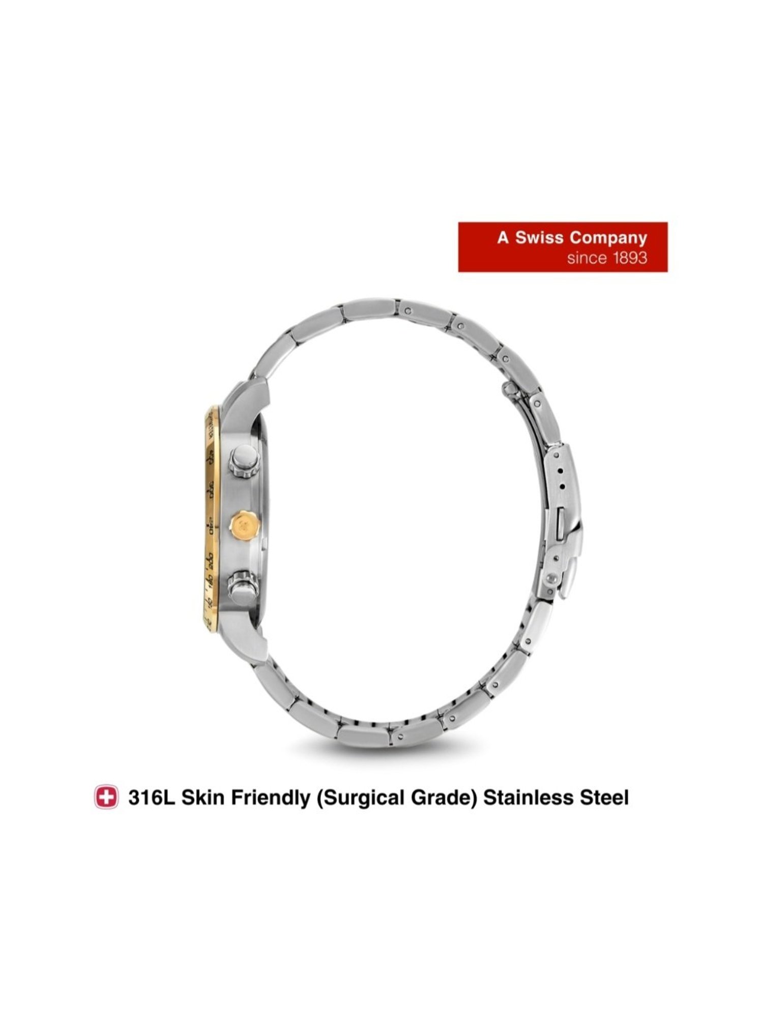 Wenger Swiss Made 01.1543.112 Attitude Chrono Analog Watch for Men