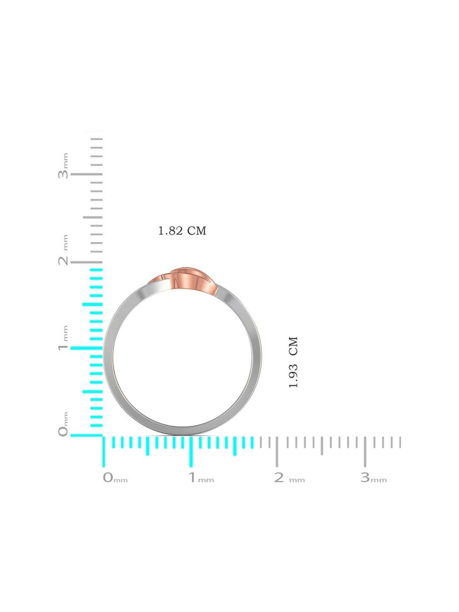 Joyalukkas Polished Extravagant Men's Platinum Ring