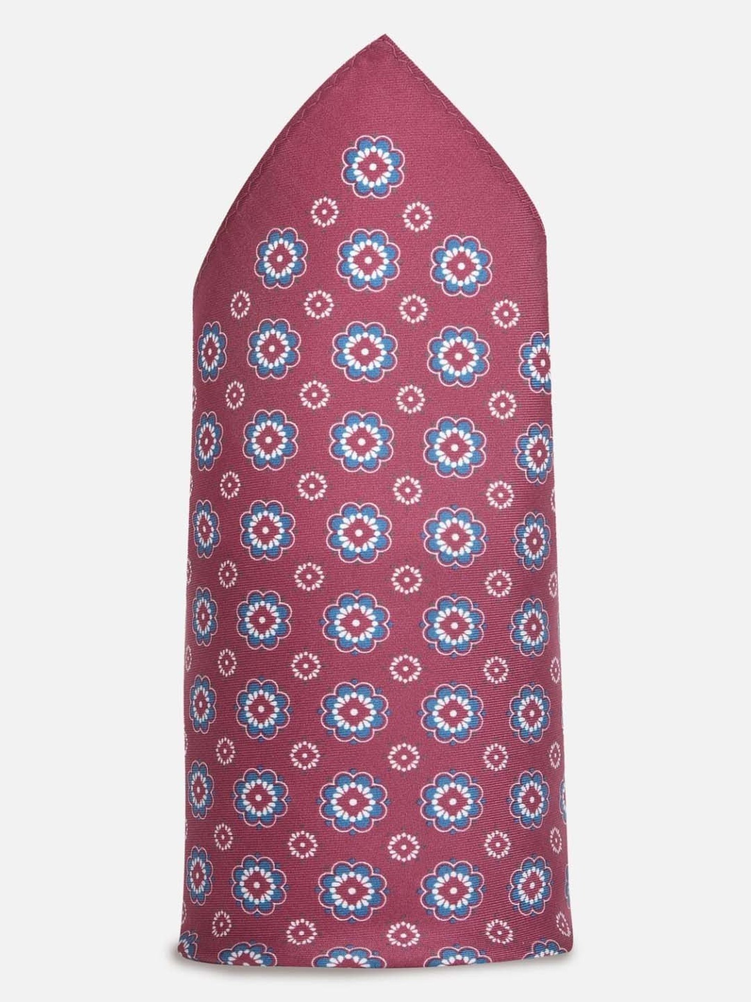Van Heusen Pink Printed Pocket Square