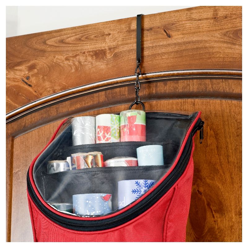 Elf Stor 30" Supreme Canvas Holiday Christmas Wreath Storage Bag