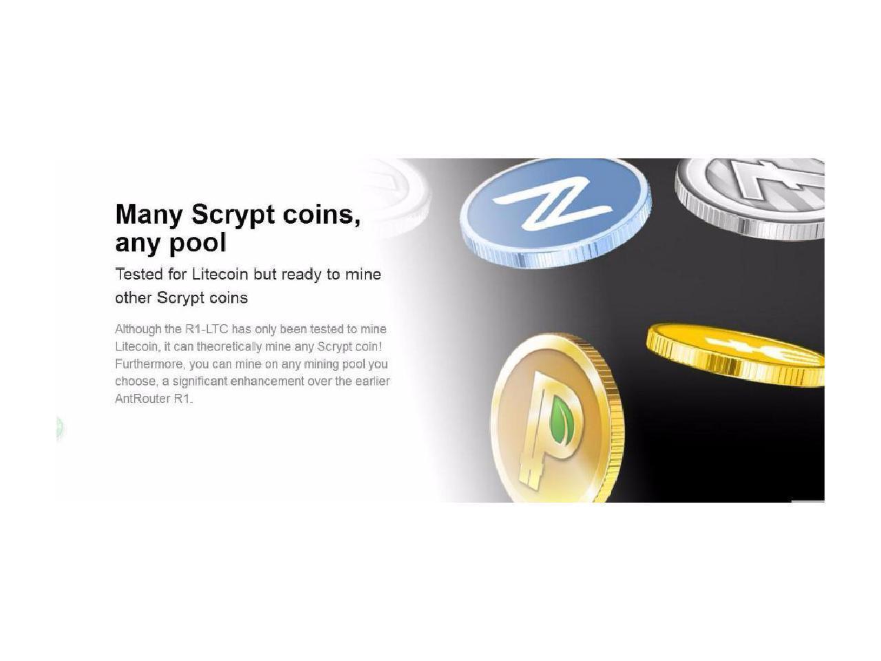 Bitmain antrouter R1 LTC Litecoin + WiFi Router New in Original Packaging