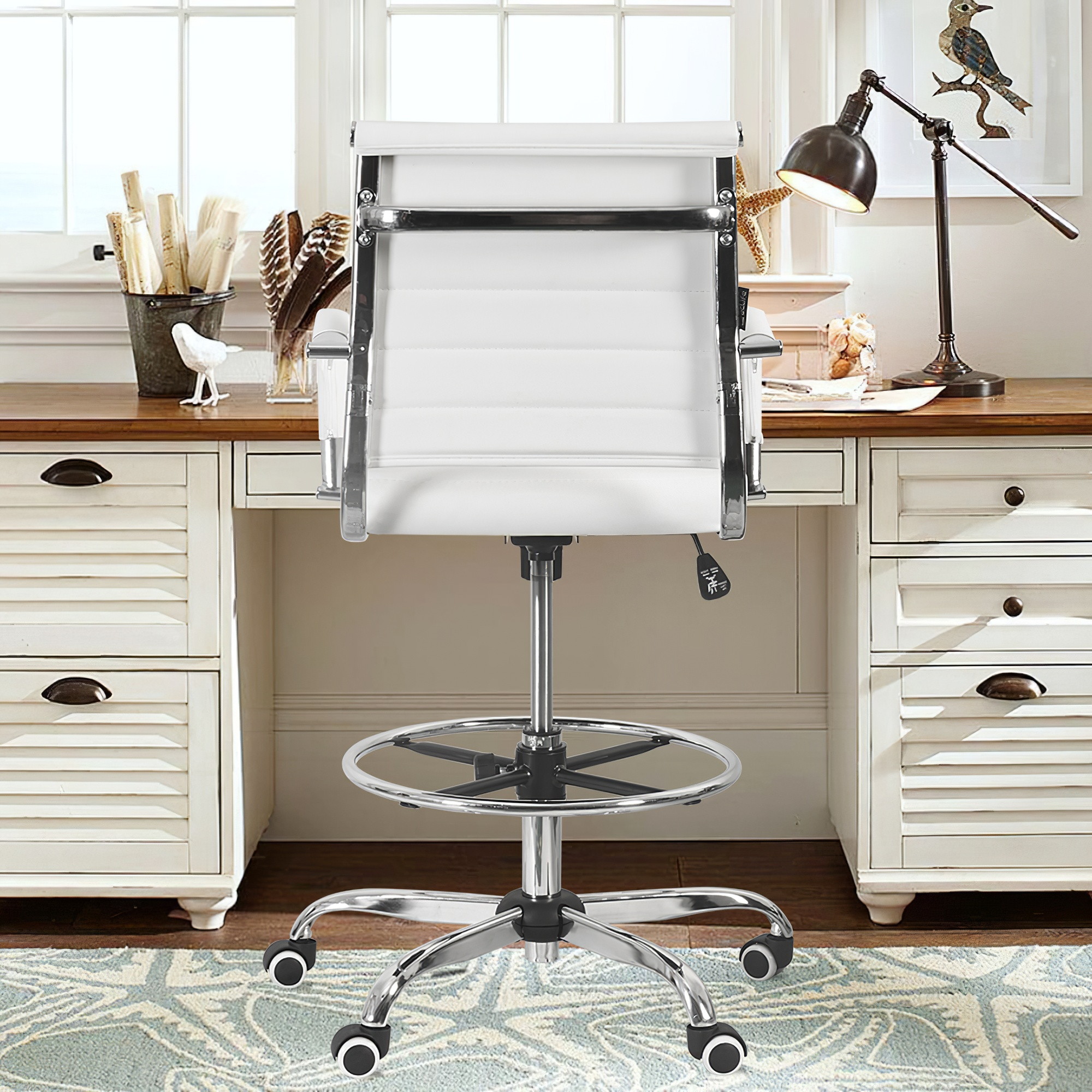 Gray Ergonomically designed office chair