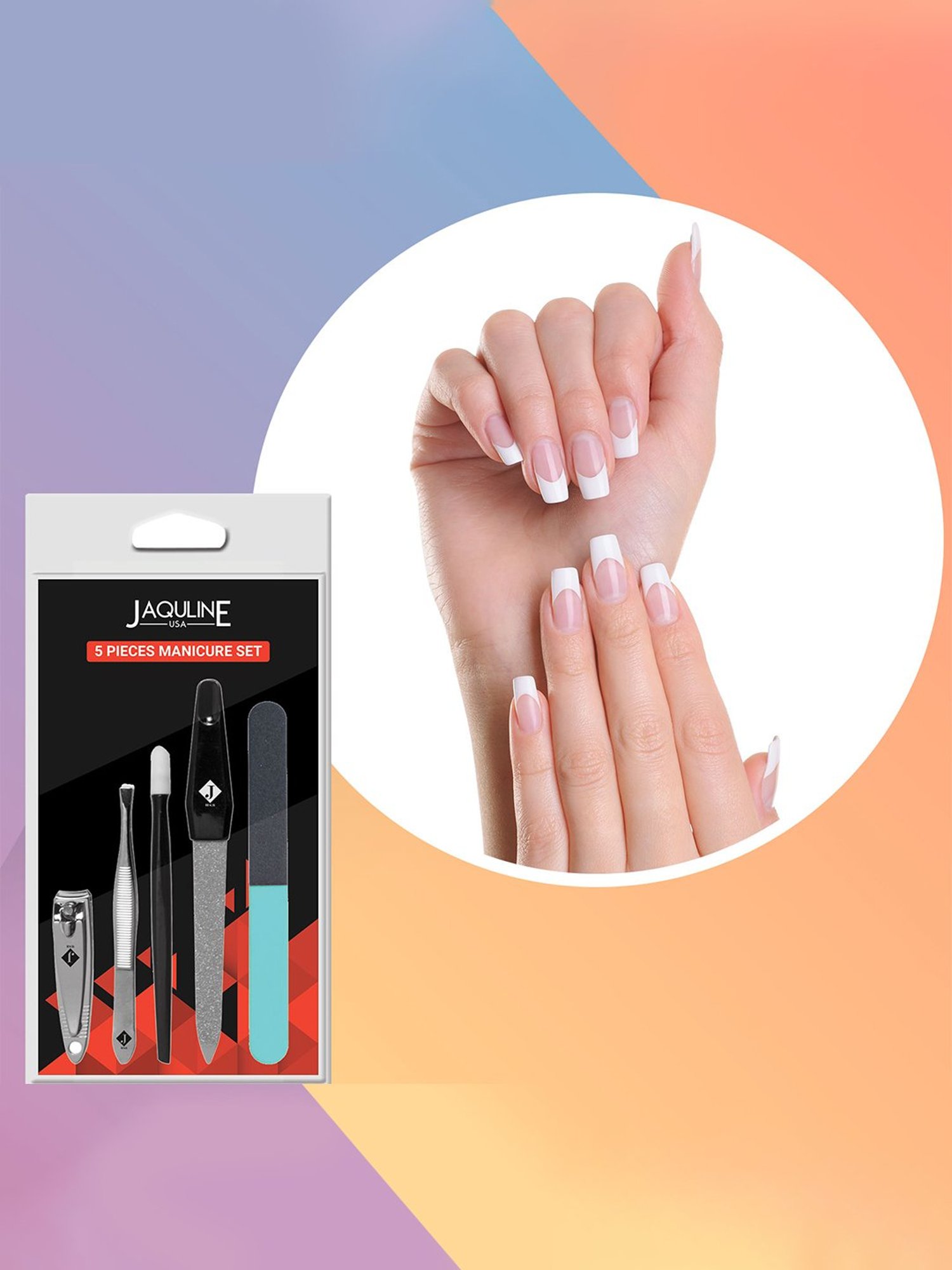 Raaga Professional Pedicure & Manicure 6 Step Single Use Kit Strawberry - 6 Sachets