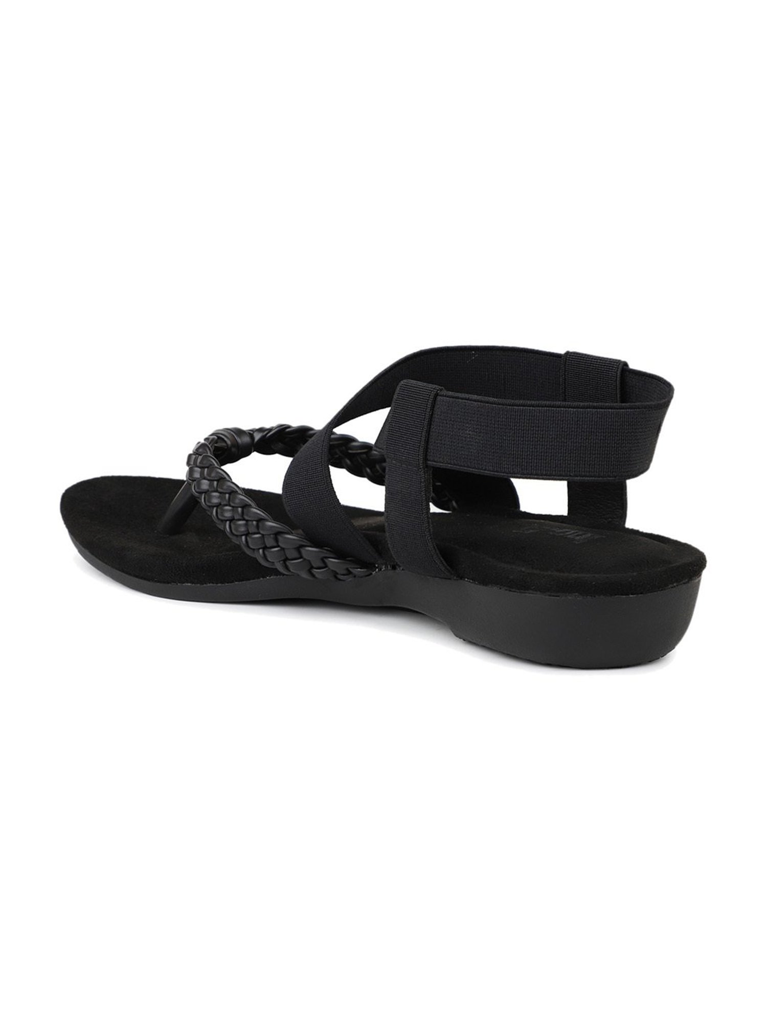 Inc.5 Women's Black Sling Back Sandals