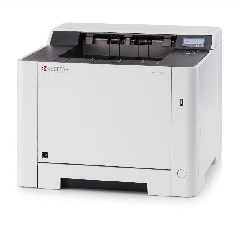 Kyocera 1102RD2US0 ECOSYS P5021cdw Color Network Printer, Output Speed Of Up To 22 PPM, 300 Sheet Paper Capacity, 150 Sheet Output Tray Capacity - USB, Wireless and Wired Network Interfaces