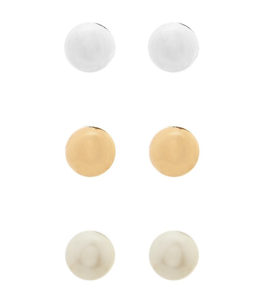 Tailored Ball Stud Earring Set