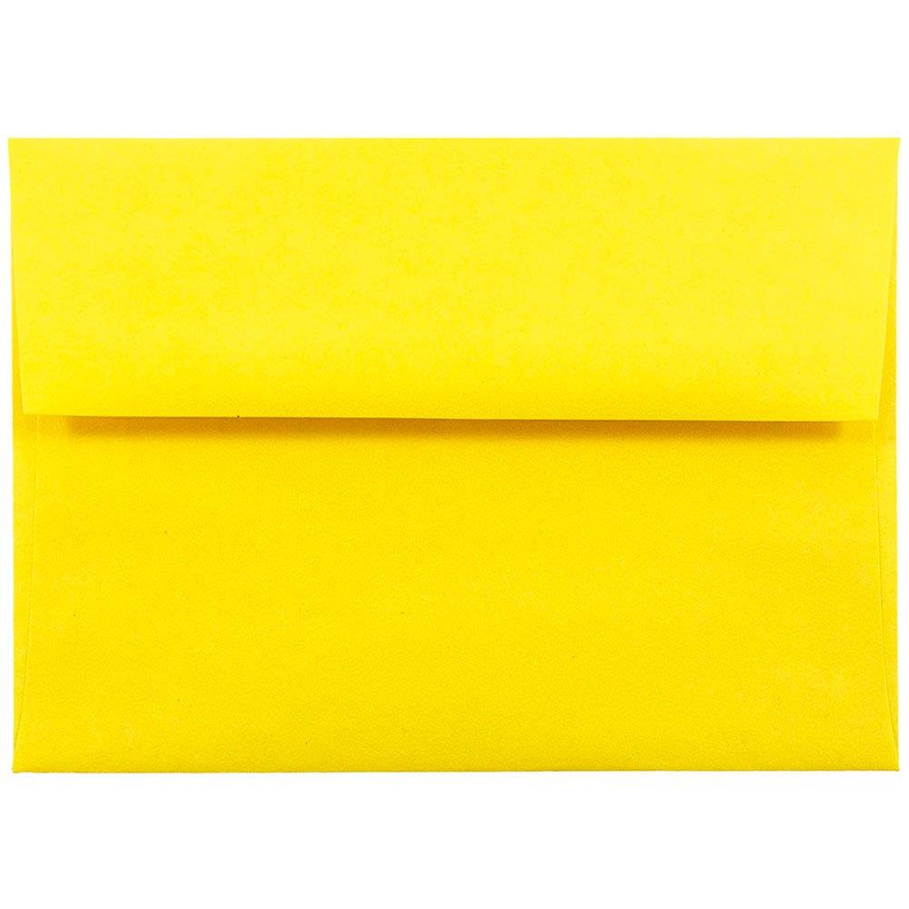 JAM PAPER A6 Colored Invitation Envelopes - 4 3/4 x 6 1/2 - Assorted Colors - 50/Pack