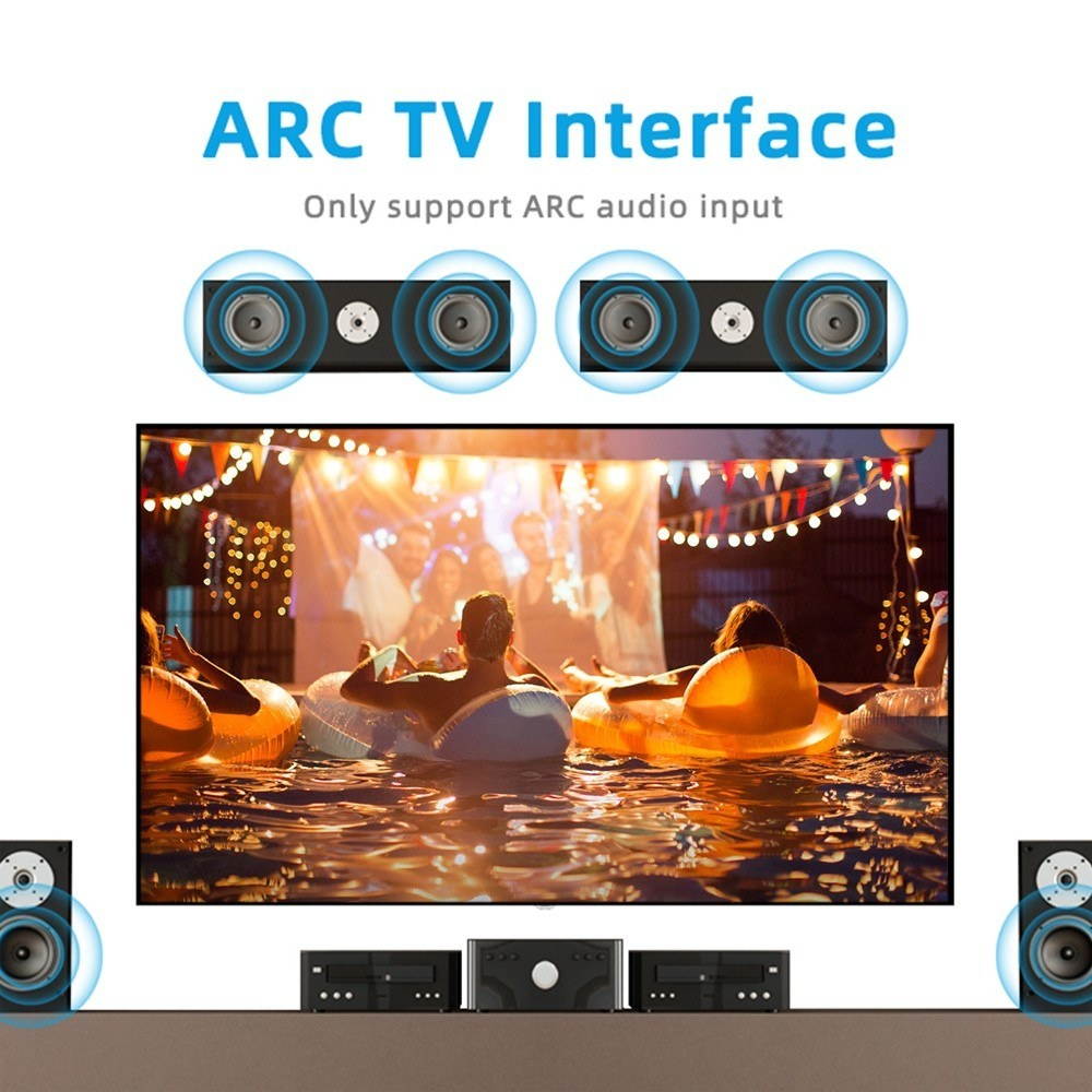 HD Audio Extractor Digital to Analog Audio Converter DAC SPDIF Coaxial RCA 3.5mm Jack Output