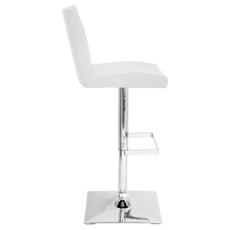 Captain 32" Barstool Metal/White - LumiSource