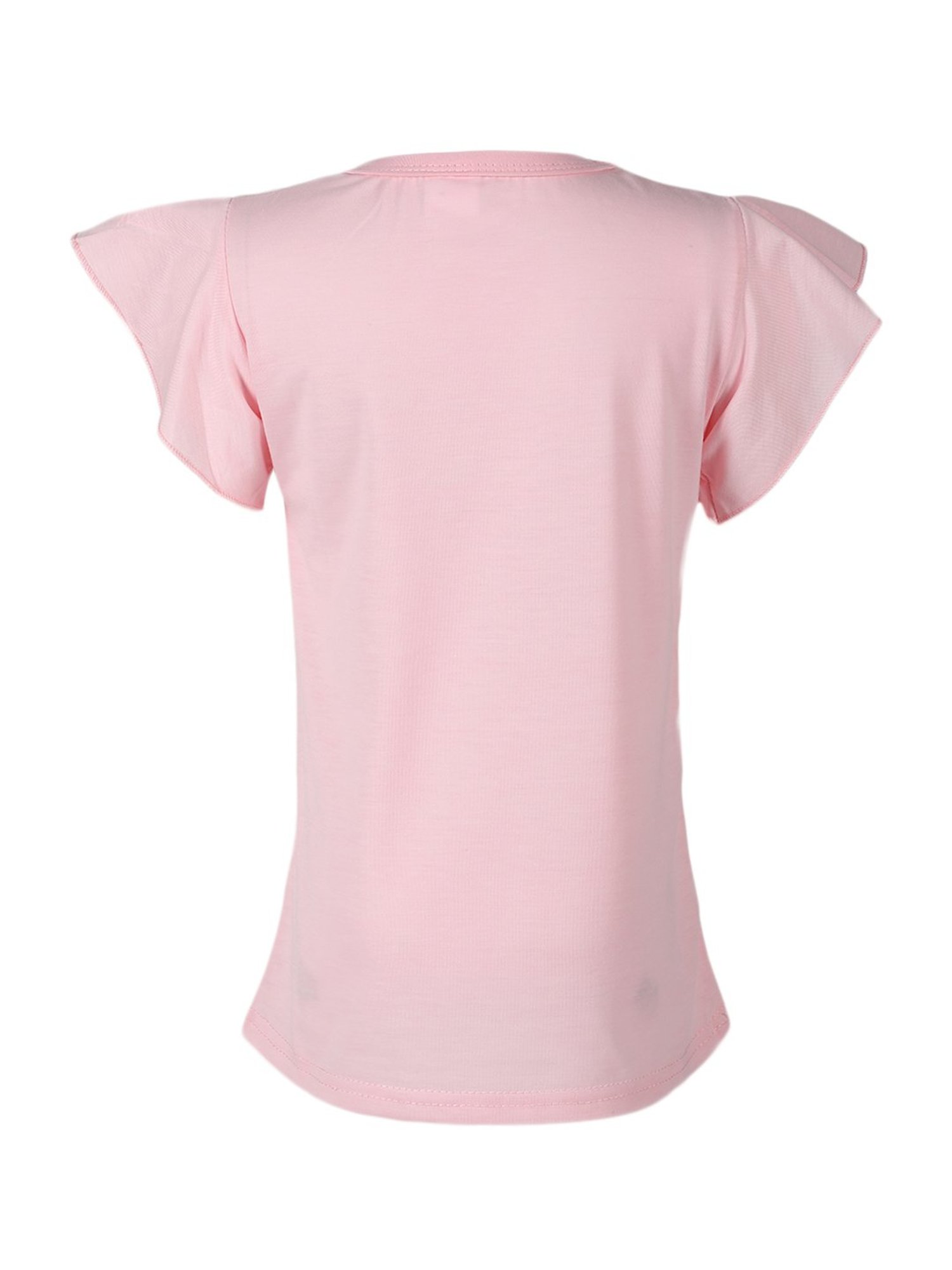 Passion Petals Kids Pink Cotton Printed Top