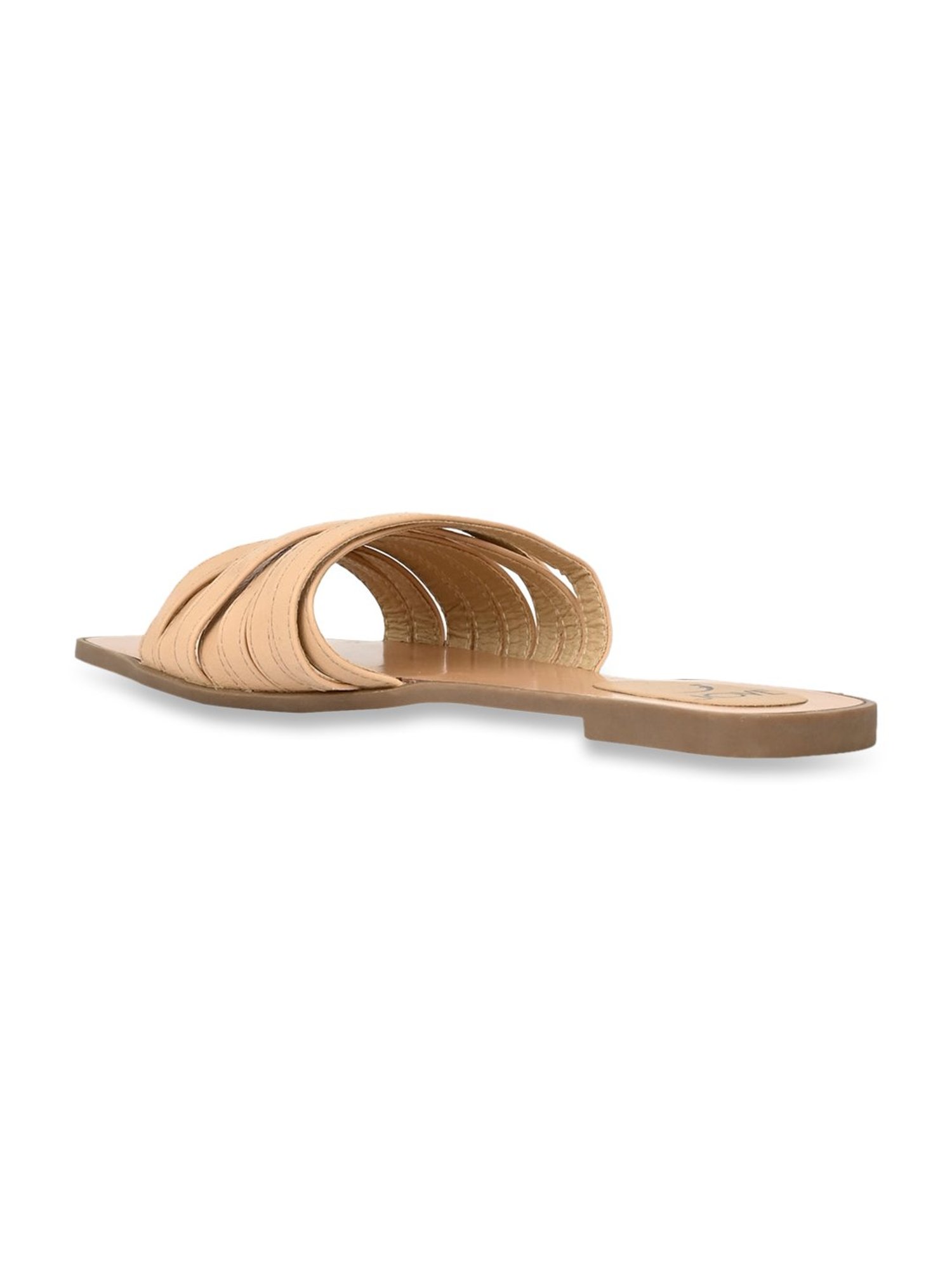 Jove Women's Beige Casual Sandals