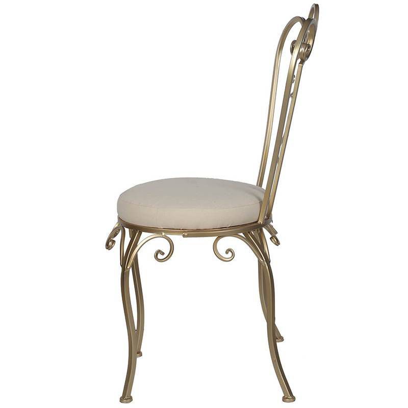 Folding Chair Gold - A&B Home