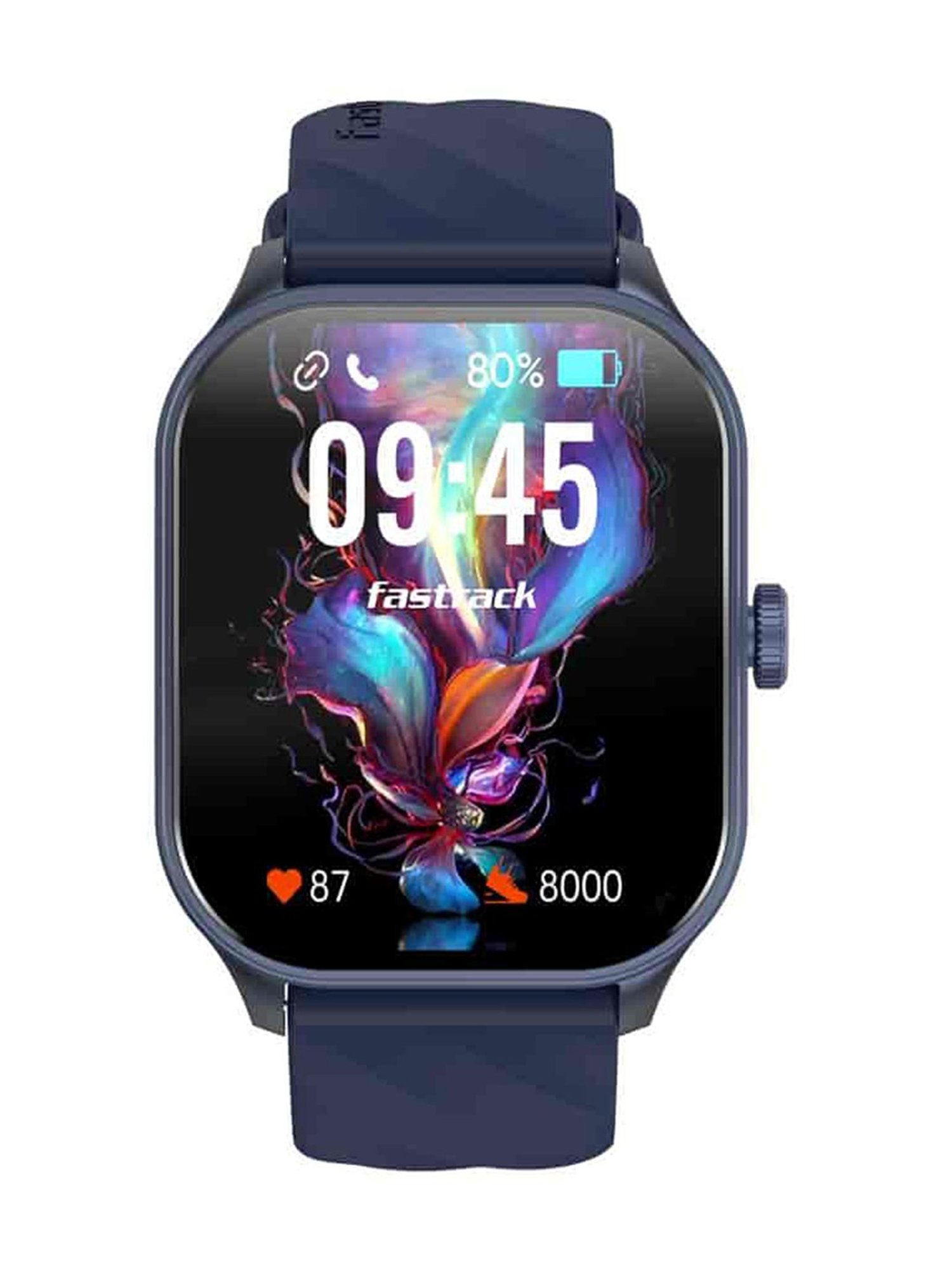 Fastrack Reflex Power BT Calling Smartwatch with 1.96 inch Super AMOLED Arched Display (Blue)