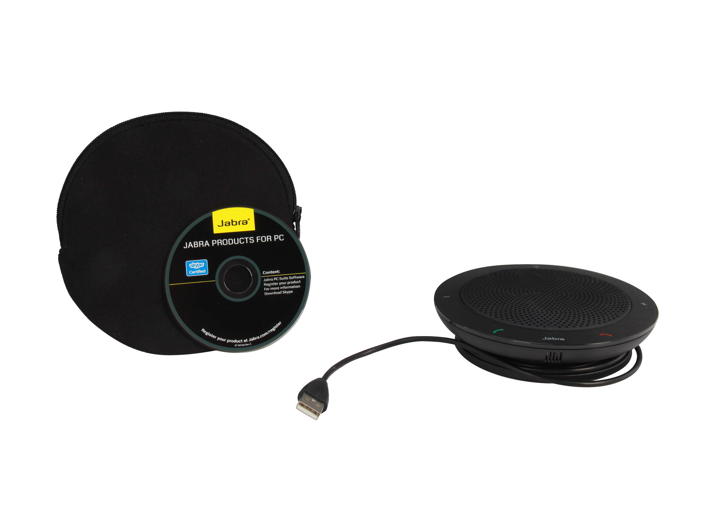 Jabra Speak 410 for PC Portable Speaker for Music and Calls Black