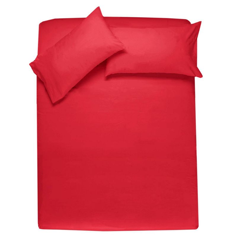 Crayola Red Microfiber Sheet Set (Queen) 4pc