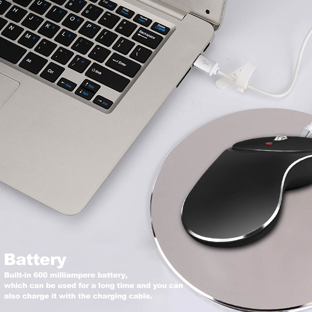 LUOM LMQ2 2.4G Wireless Gaming Mouse Ergonomic 3 Adjustable DPI Options Mouse Mice Plug and Play for PC laptop Computer office