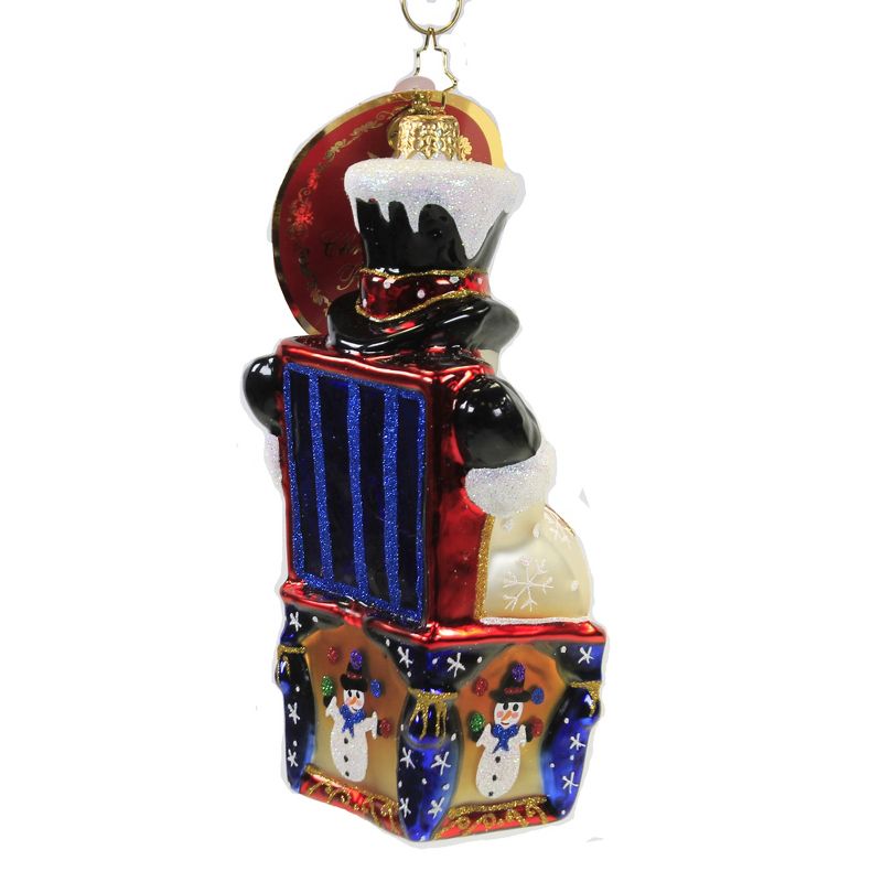 Christopher Radko 5.75" Snowman Surprise Ornament Jack In Box Christmas  -  Tree Ornaments