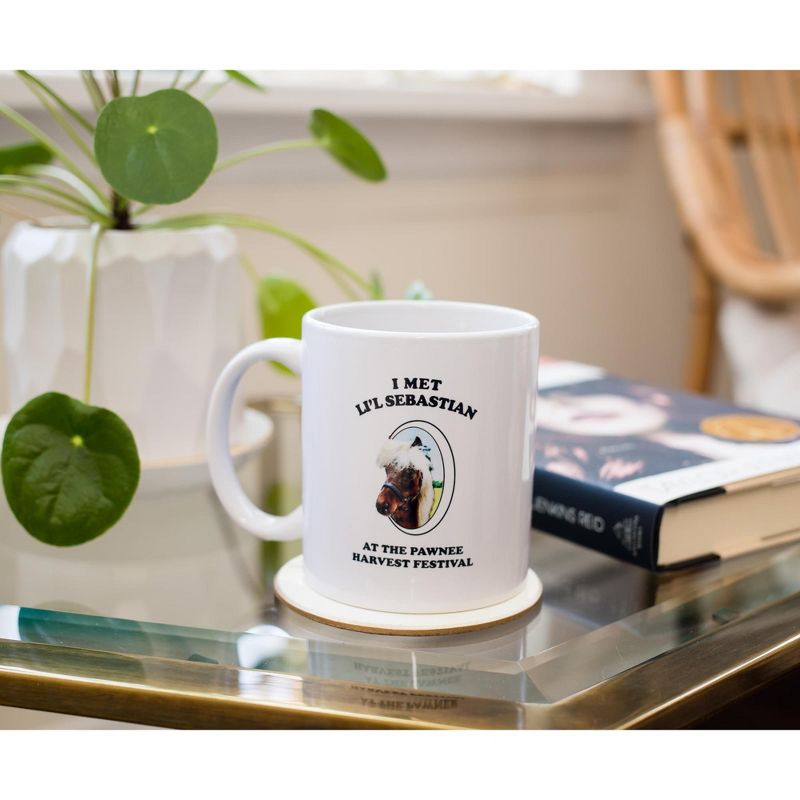 Surreal Entertainment Parks and Recreation "I Met Li'l Sebastian" Ceramic Mug | Holds 11 Ounces
