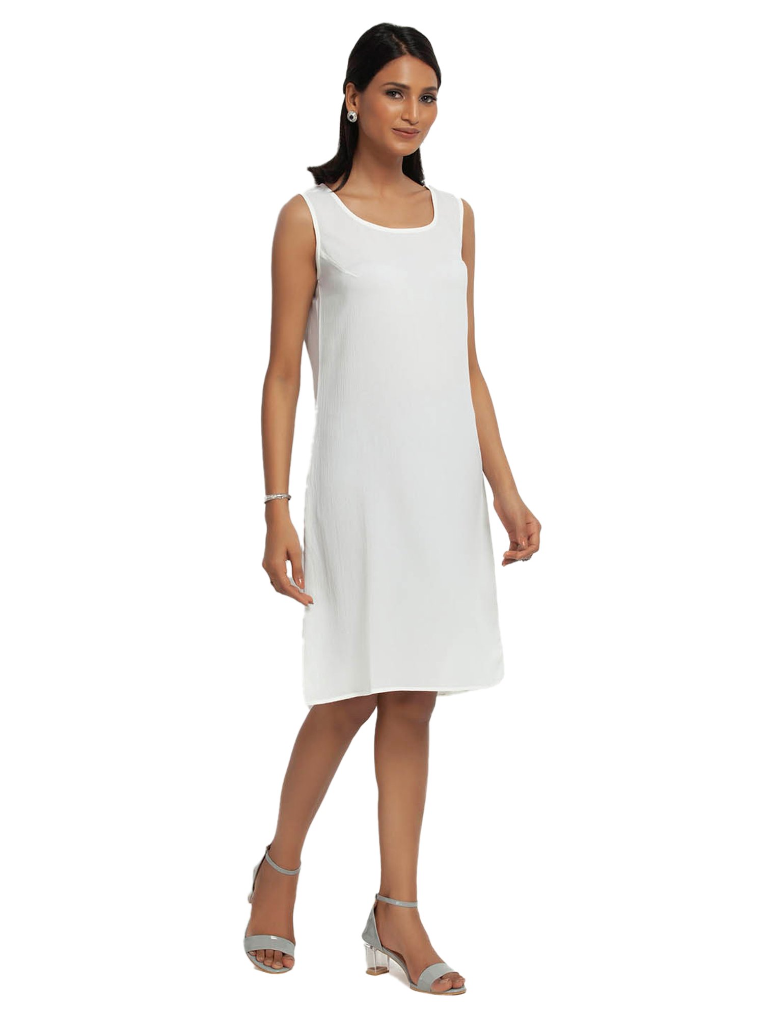 Office & You White Straight Fit Dress