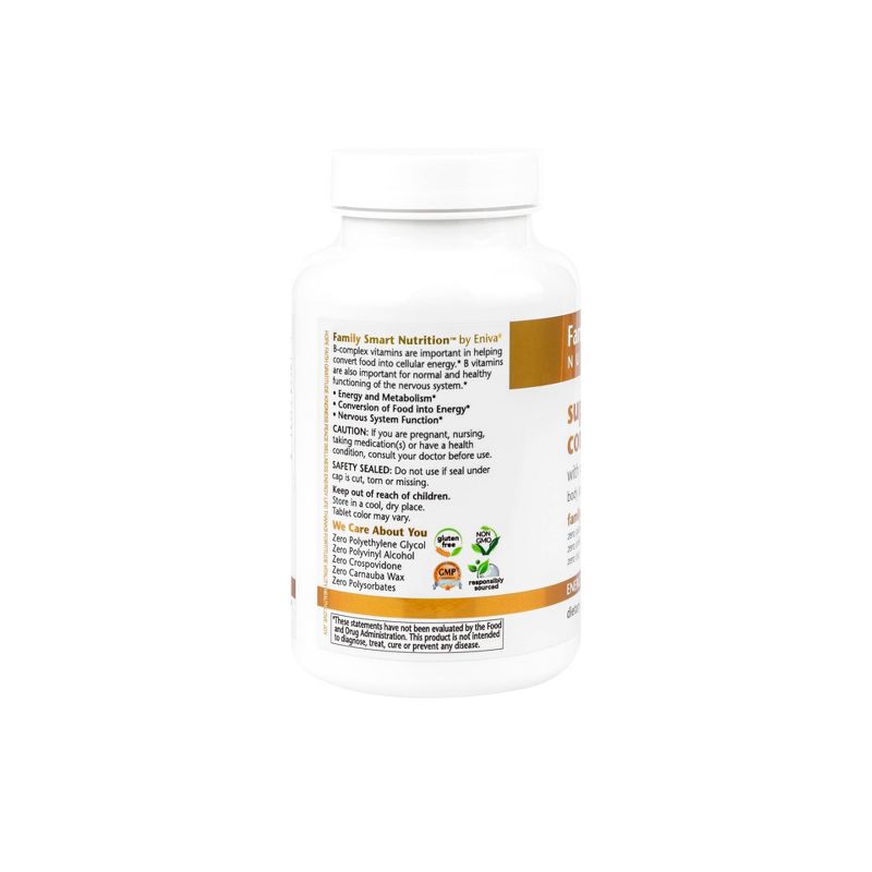 Family Smart Nutrition Super B Complex with Vitamin C Tablets - 300ct