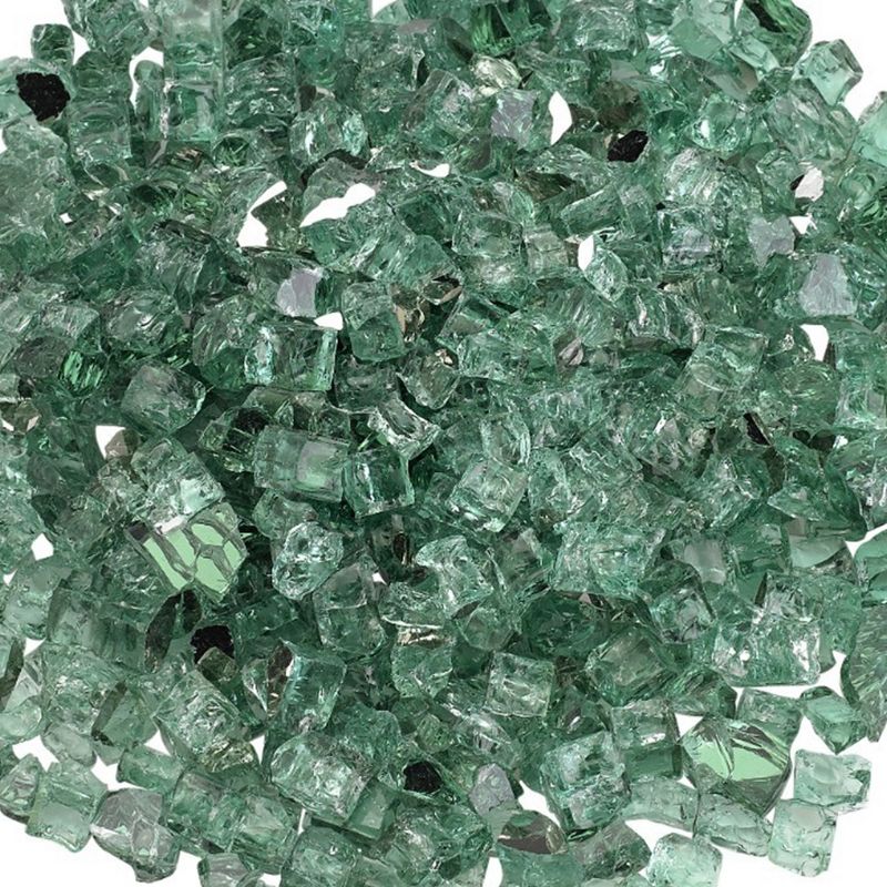 American Fireglass 10 LB Bag 1/2 Inch Reflective Fireplace & Firepit Fire Glass, Copper