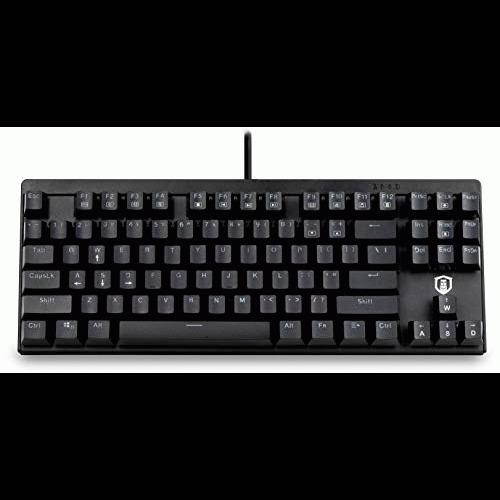 Plugable Compact TKL 87-Key Mechanical Keyboard with Red Linear Switches