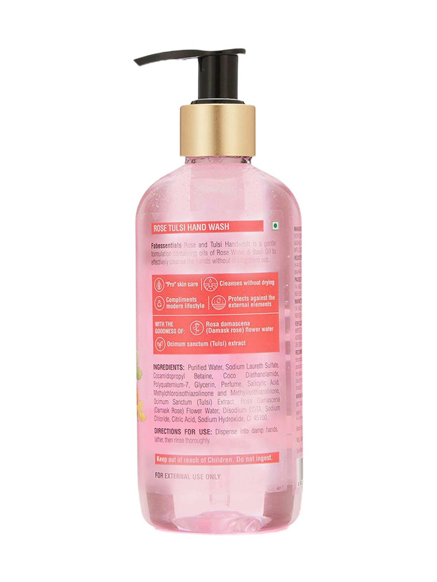 Fabessentials Rose & Tulsi Hand Wash - 300 ml