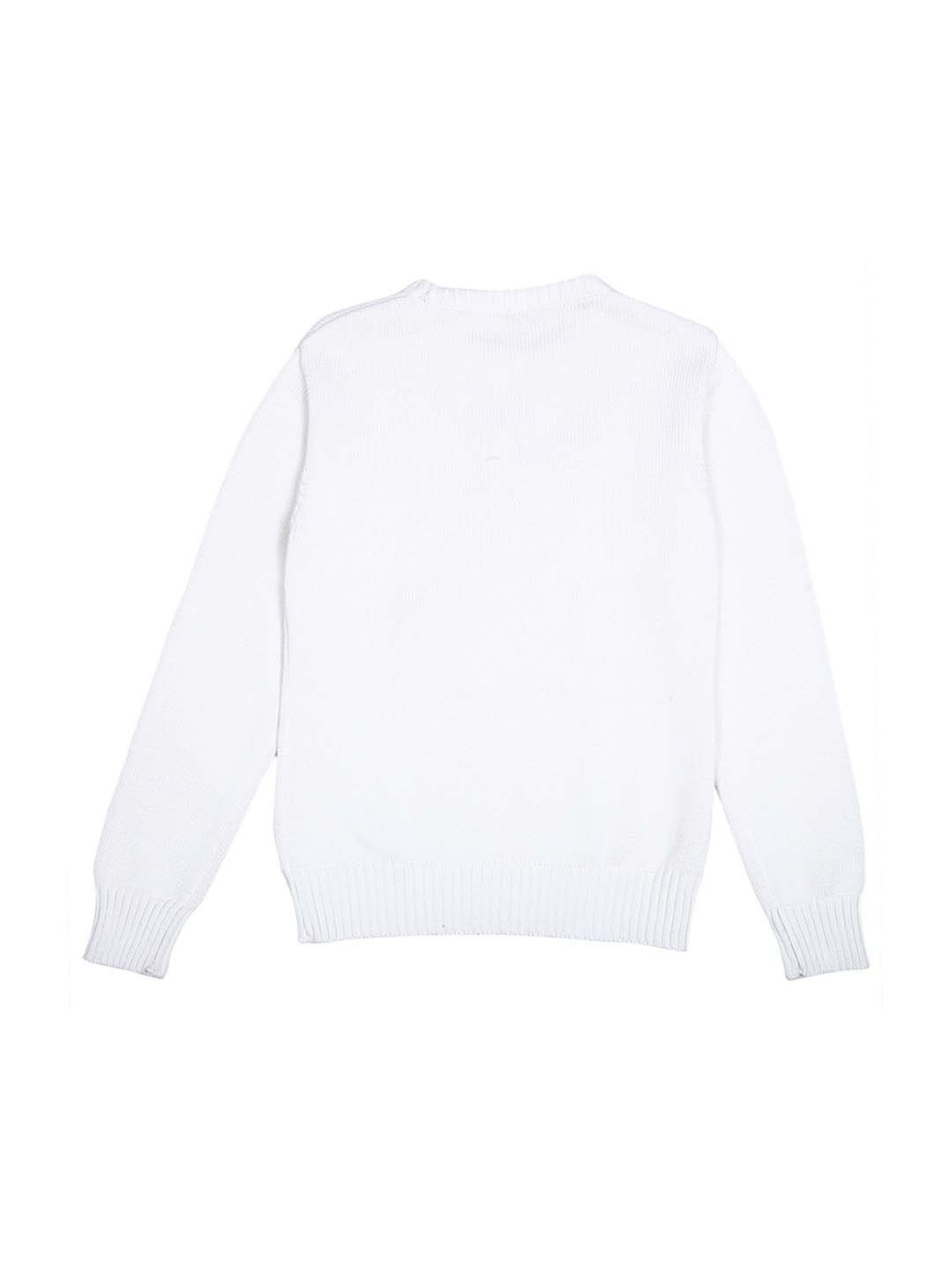 Elle Kids Black Solid Full Sleeves Sweater