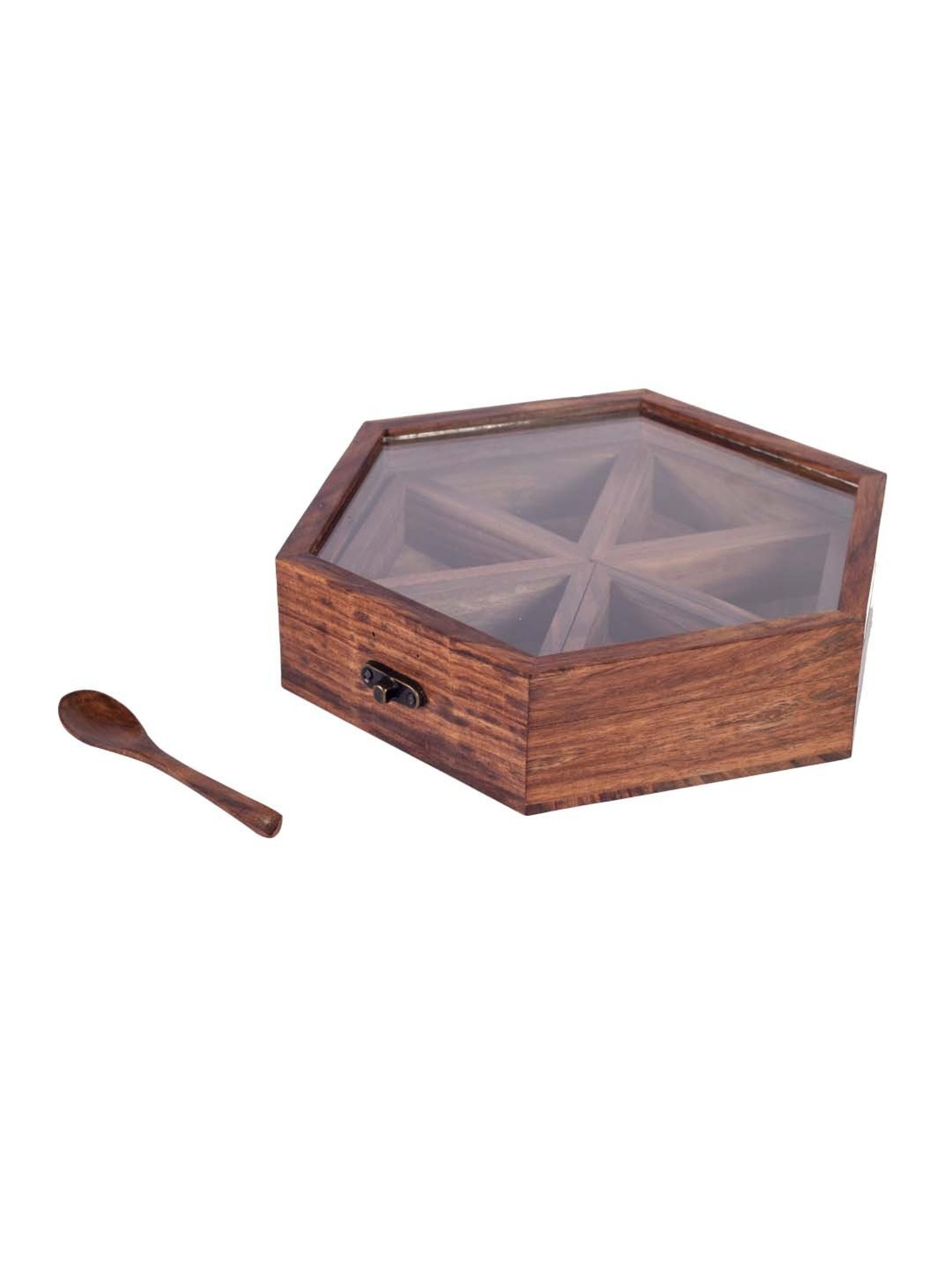 VarEesha Brown & Black Bamboo Multi-Purpose Basket - Set of 1