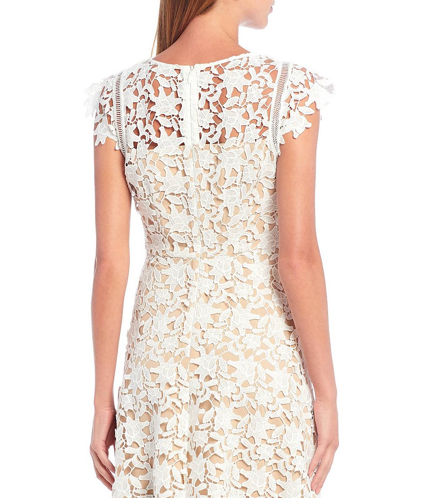 Sugarlips Animal Print Tie Sleeve Ruffle Hem Mini Dress