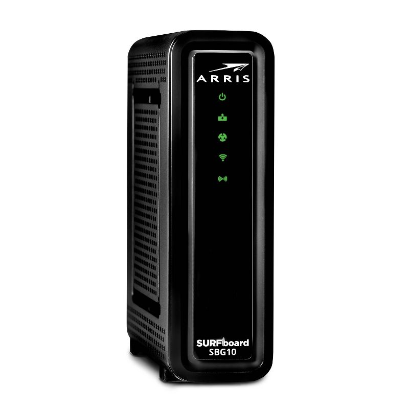ARRIS SURFboard 16x4 DOCSIS 3.0 Wi-Fi Cable Modem, Model SBG10 (Black)