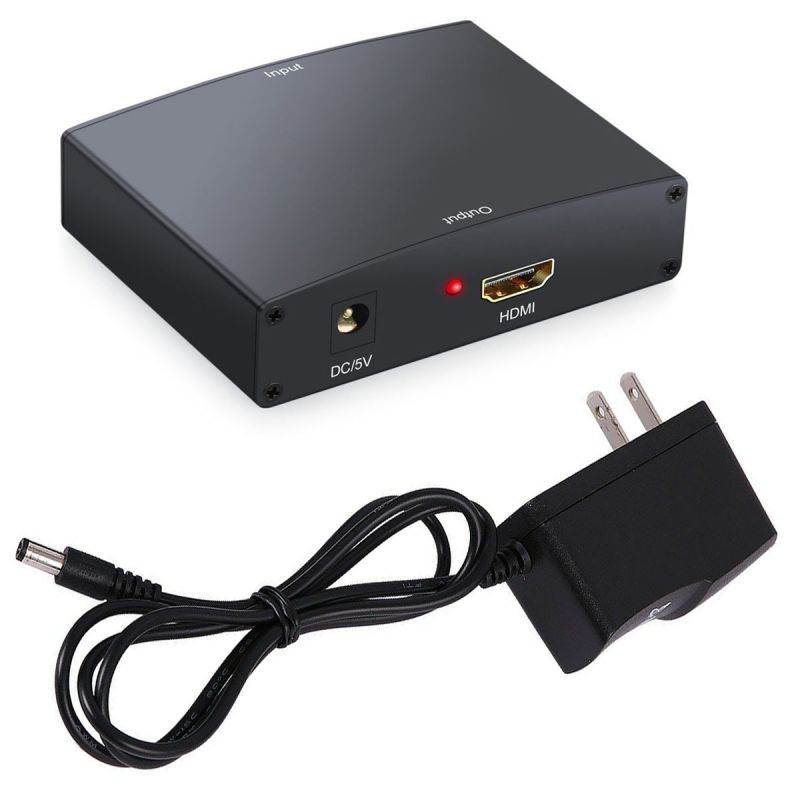 VGA to HDMI Converter VGA + R / L to HDMI VGA to HDMI 1080p with Audio HD Audio AV Adapter Connector For Projector PC Laptop to HDTV