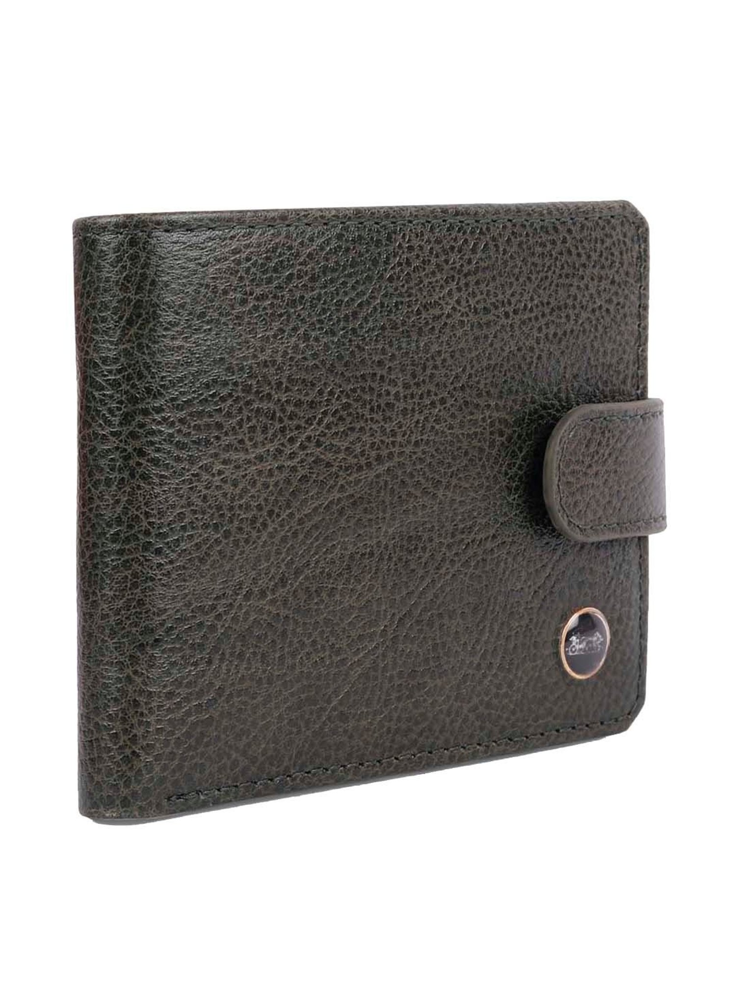 BELWABA Brown Casual Leather Bi-Fold Wallet for Men
