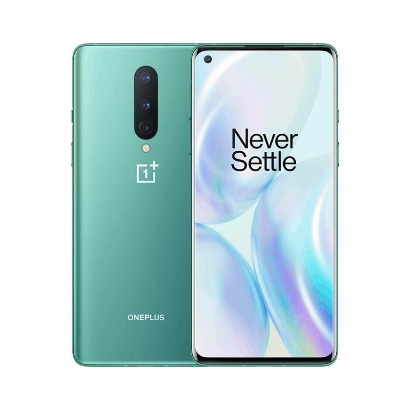 ONEPLUS 8 5G 12+256GB 6.55'' 48MP SNAPDRAGON 865 DUAL SIM UNLOCKED (GSM Only) Glacial Green