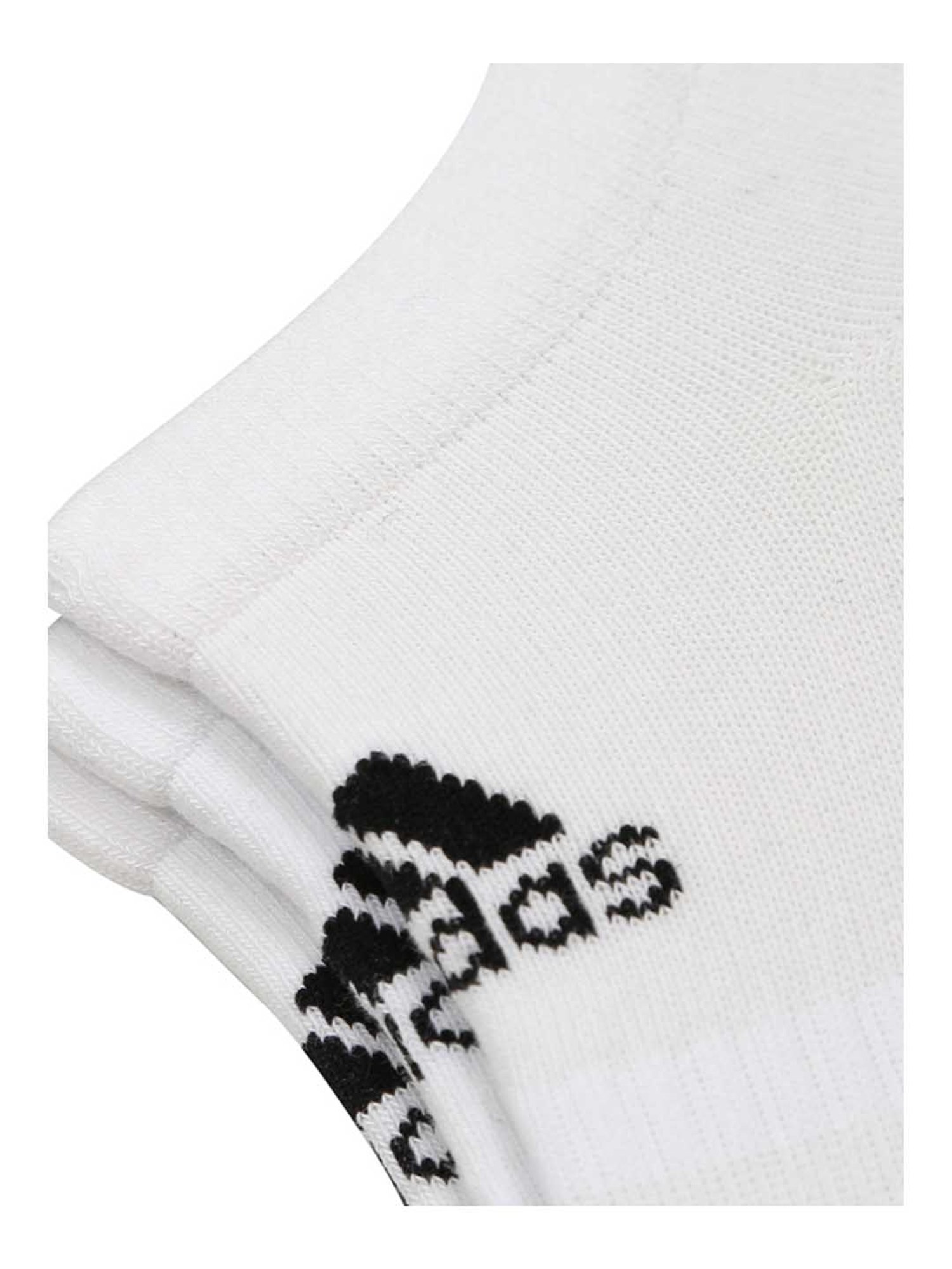 Adidas White Ankle Length Printed Socks (Pack of 3)