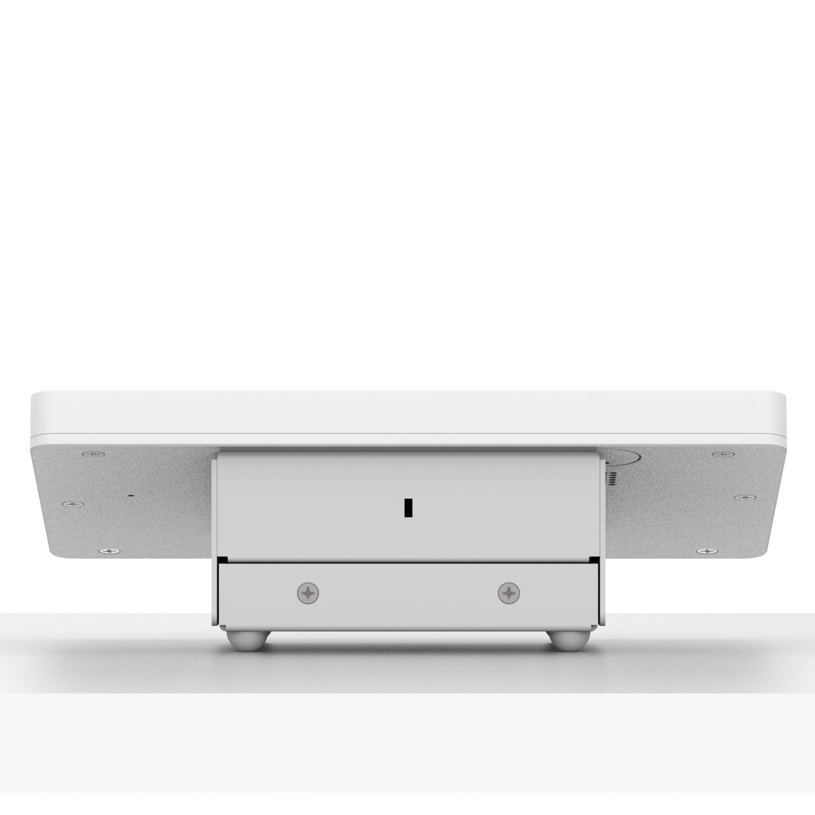 VidaMount White Enclosure and Fixed Tilted 15&deg; Desk / Surface Mount [Bundle] compatible with Samsung Galaxy Tab E 8.0