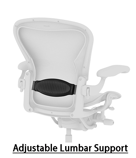 Herman Miller Aeron - Size C - Fully Adjustable Ergonomic Chair with Adjustable Lumbar Support