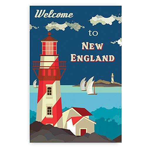 VINTAGE TRAVEL POSTERS postcard set of 20. Post card variety pack of retro style poster postcards. Made in USA.