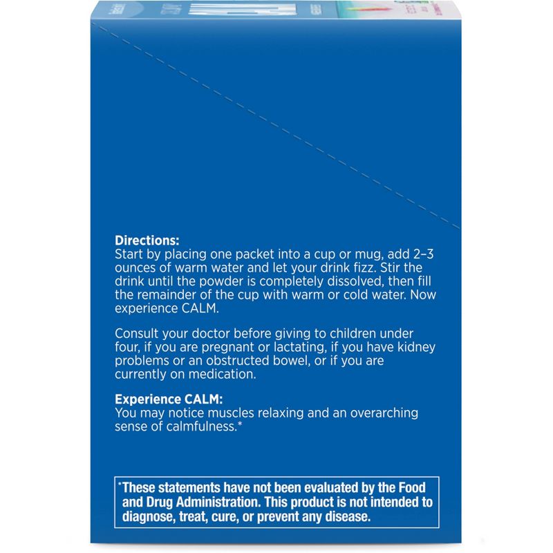 Natural Vitality Natural Calm Anti-Stress Vegan Magnesium Supplement Powder - Raspberry Lemon - 30pk