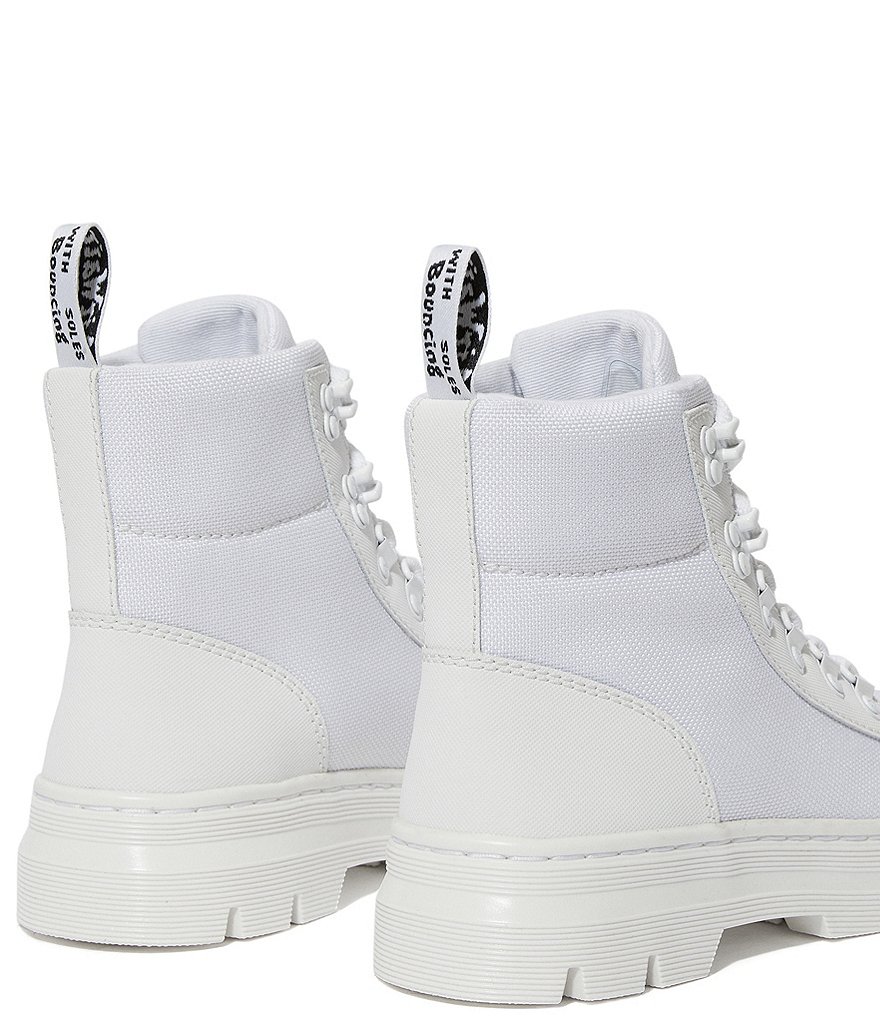 Dr. Martens Women's Combs Leather & Nylon Combat Boots