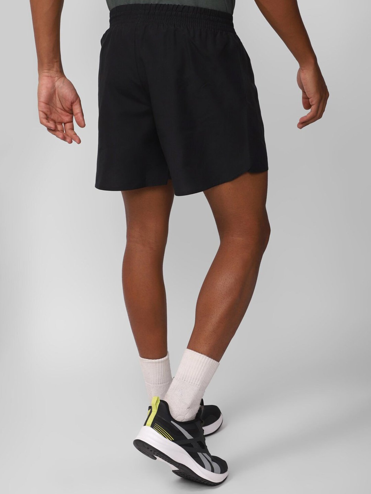 Reebok Black Regular Fit Sports Shorts