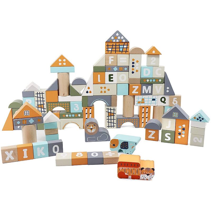 Childcraft Corrugated Building Blocks, Various Sizes, Primary Colors, set of 84