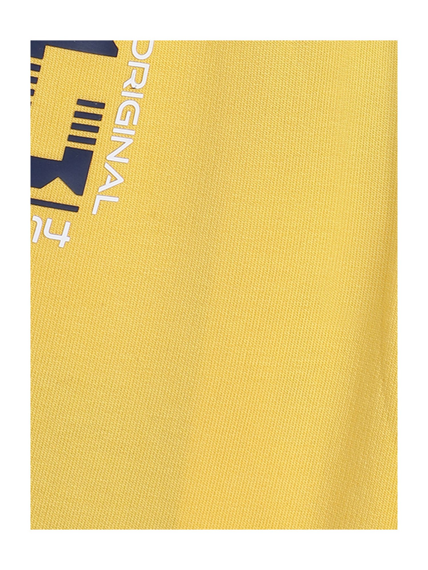 Blue Giraffe Kids Yellow Cotton Printed Shorts