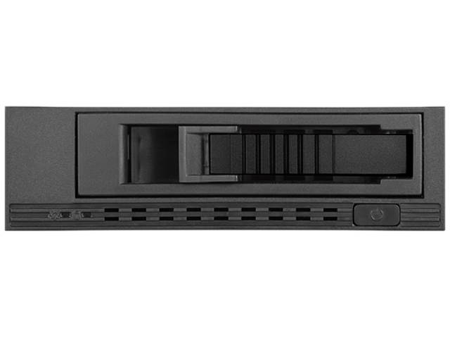 iStarUSA T-7M1HD-BLACK 5.25" to 3.5" 2.5" 12Gb/s HDD SSD Hot-swap Rack (Black Tray)